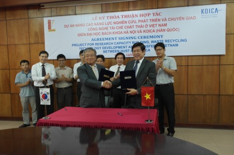 Hàn Quốc hỗ trợ Việt Nam nghiên cứu tái chế chất thải