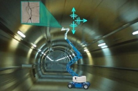 Robot chuyên kiểm tra đường hầm