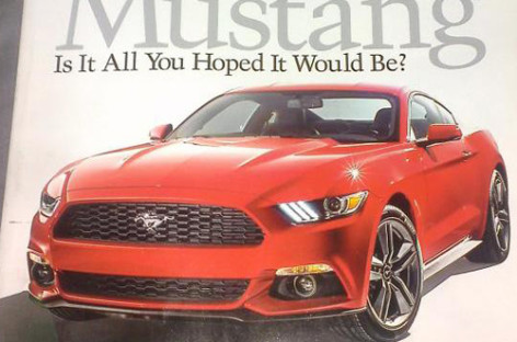 Ford Mustang 2015 lộ ảnh trên tạp chí