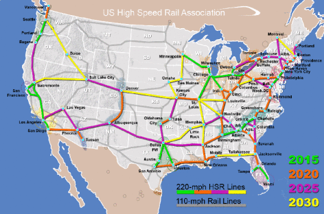 Đường sắt cao tốc đầu tiên của Mỹ liệu có thành hiện thực