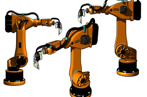 Robot Kuka ứng dụng cho máy công cụ