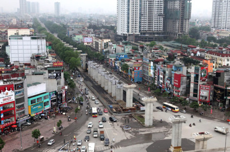 Năm 2015 Hà Nội có tuyến đường sắt đô thị đầu tiên: Cát Linh – Hà Đông