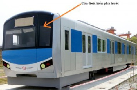 Ban quản lý metro đầu tiên: “Đầu tàu vuông để bố trí cửa thoát hiểm”