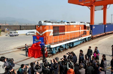 Trung Quốc khánh thành tuyến đường sắt chở hàng đến châu Âu