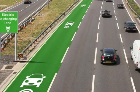 Đường sạc điện tự động cho ô tô tại Anh