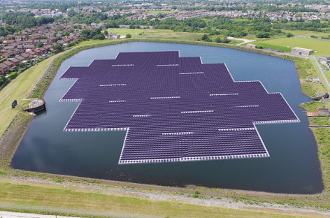 Nước Anh xây dựng nhà máy điện mặt trời nổi lớn nhất châu Âu