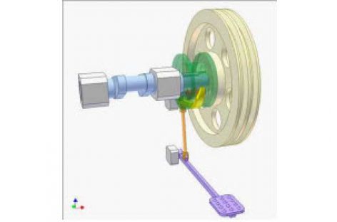 [Mô phỏng cơ cấu cơ khí] Ly hợp chốt