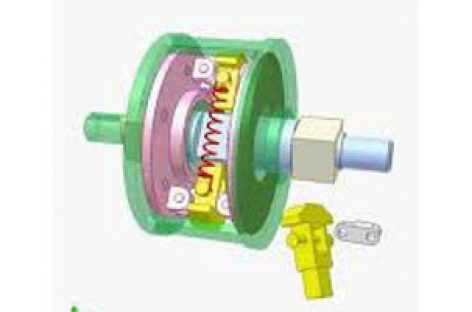 [Mô phỏng cơ cấu cơ khí] Ly hợp ly tâm 3