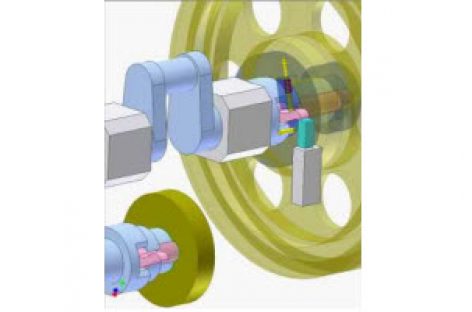 [Mô phỏng cơ cấu cơ khí] Ly hợp then quay