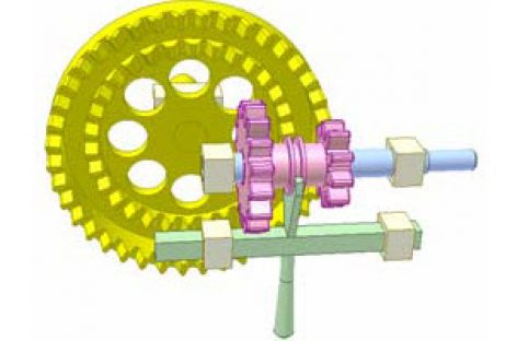 [Mô phỏng cơ cấu cơ khí] Bánh răng mặt đầu 11