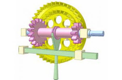 [Mô phỏng cơ cấu cơ khí] Bánh răng mặt đầu 12