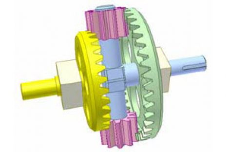 [Mô phỏng cơ cấu cơ khí] Bánh răng mặt đầu 8