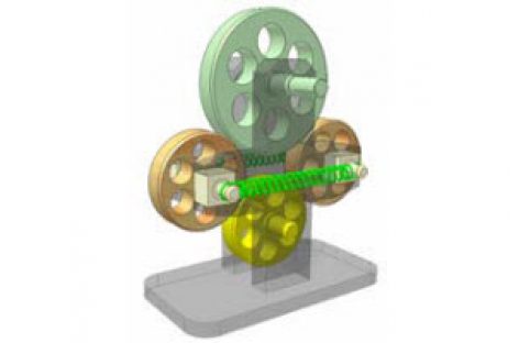 [Mô phỏng cơ cấu cơ khí] Bộ truyền bánh ma sát 2