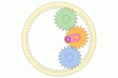 [Mô phỏng cơ cấu cơ khí] Bộ truyền hành tinh lệch trục 4 bánh răng 1