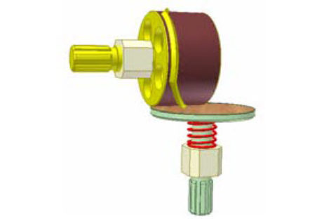 [Mô phỏng cơ cấu cơ khí] Bộ truyền ma sát cam thùng