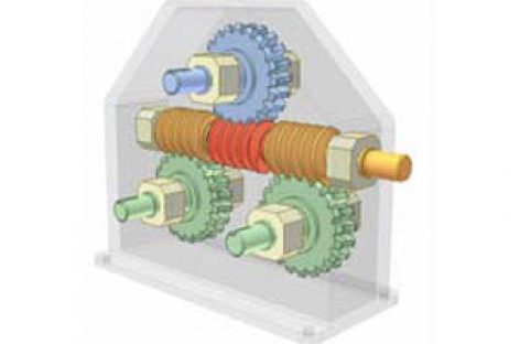 [Mô phỏng cơ cấu cơ khí] Bộ truyền trục vít 2: Hộp giảm tốc