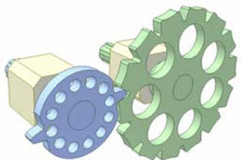 [Mô phỏng cơ cấu cơ khí] Chuyển động của bánh răng khuyết 18a