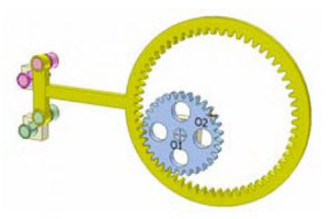 [Mô phỏng cơ cấu cơ khí] Cơ cấu bình hành và bánh răng trong 2