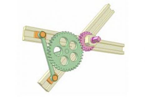 [Mô phỏng cơ cấu cơ khí] Cơ cấu elip 3a.1