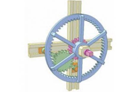 [Mô phỏng cơ cấu cơ khí] Cơ cấu elip 3c