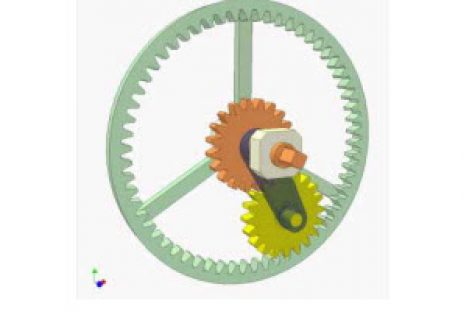 [Mô phỏng cơ cấu cơ khí] Cơ cấu hành tinh 3 bánh răng A1