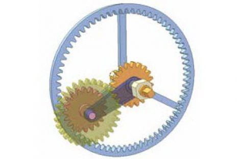 [Mô phỏng cơ cấu cơ khí] Cơ cấu hành tinh 4 bánh răng B