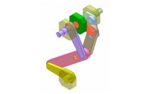 [Mô phỏng cơ cấu cơ khí] Cơ cấu phản bình hành 10