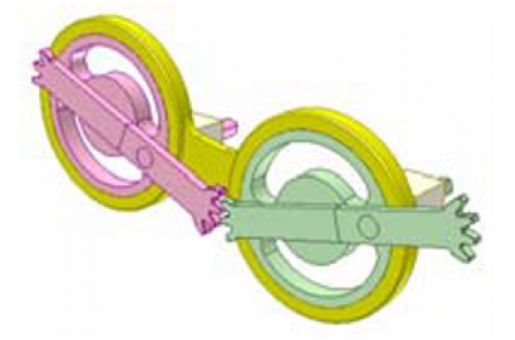 [Mô phỏng cơ cấu cơ khí] Cơ cấu phản bình hành 14