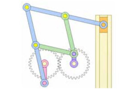 [Mô phỏng cơ cấu cơ khí] Đảo chiều quay bằng cơ cấu pantograph