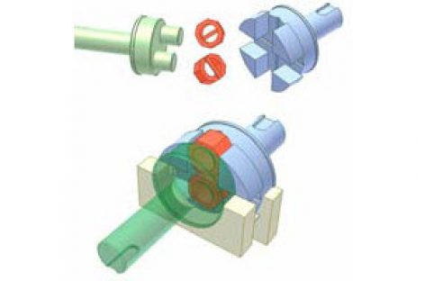 [Mô phỏng cơ cấu cơ khí] Hộp số cu lit 2