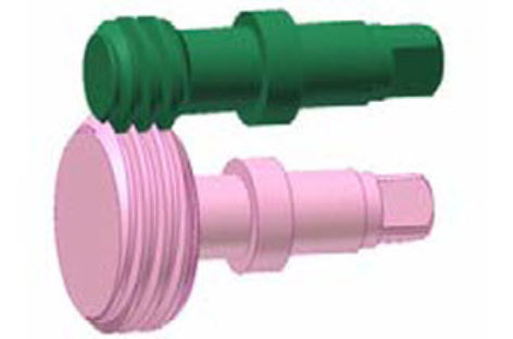 [Mô phỏng cơ cấu cơ khí] Truyền động giữa hai vít