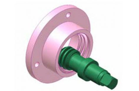 [Mô phỏng cơ cấu cơ khí] Truyền động giữa vít và đai ốc