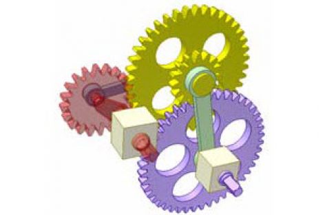 [Mô phỏng cơ cấu cơ khí] Cơ cấu thanh và bánh răng 11c