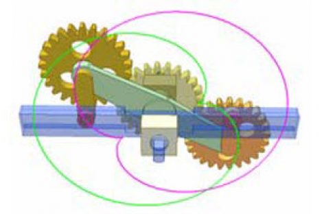 [Mô phỏng cơ cấu cơ khí] Cơ cấu thanh và bánh răng 14
