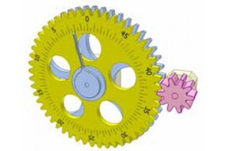 [Mô phỏng cơ cấu cơ khí] Bộ đếm vòng quay 1