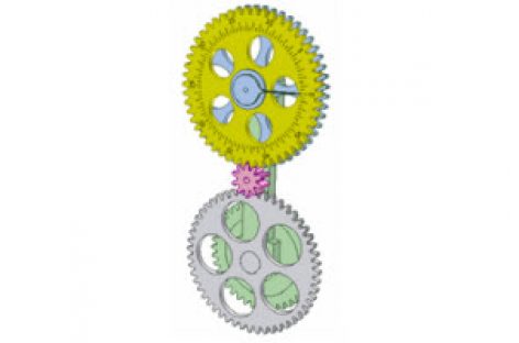 [Mô phỏng cơ cấu cơ khí] Bộ đếm vòng quay 2