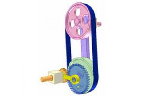 [Mô phỏng cơ cấu cơ khí] Bộ truyền đai và bánh răng hành tinh 1