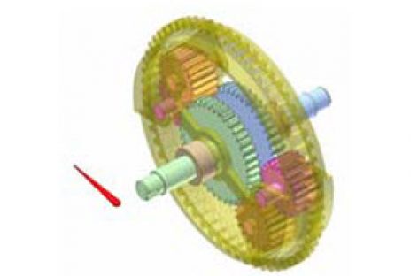 [Mô phỏng cơ cấu cơ khí] Bộ vi sai ô tô bánh răng trụ 1