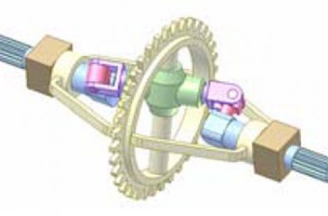 [Mô phỏng cơ cấu cơ khí] Bộ vi sai ô tô toàn thanh 2