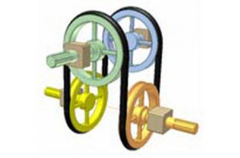 [Mô phỏng cơ cấu cơ khí] Truyền động đai 4a