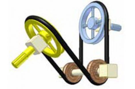 [Mô phỏng cơ cấu cơ khí] Truyền động đai 4c