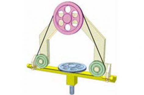 [Mô phỏng cơ cấu cơ khí] Truyền động đai 5b