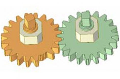 [Mô phỏng cơ cấu cơ khí] Chuyển động của bánh răng khuyết 2