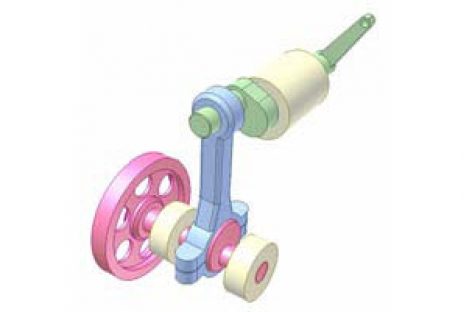 [Mô phỏng cơ cấu cơ khí] Cơ cấu 4 khâu bản lề không gian 4