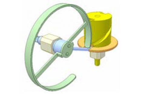 [Mô phỏng cơ cấu cơ khí] Cơ cấu Man không gian 5b