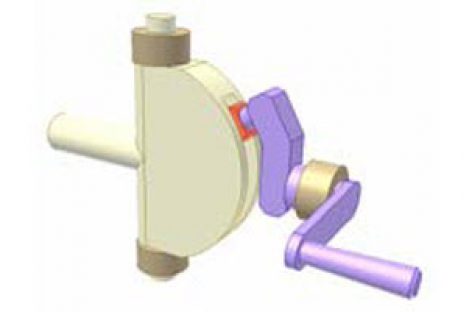 [Mô phỏng cơ cấu cơ khí] Cơ cấu cần lắc tay quay xiên 2