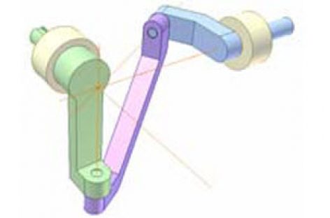 [Mô phỏng cơ cấu cơ khí] Cơ cấu cầu 4 khâu bản lề 4