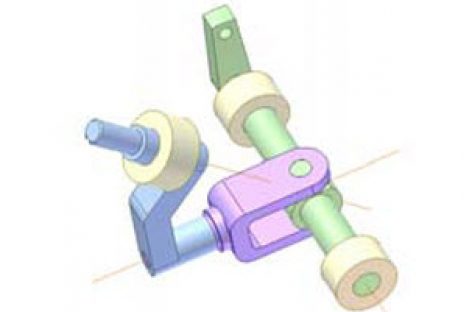 [Mô phỏng cơ cấu cơ khí] Cơ cấu cầu 4 khâu bản lề 5