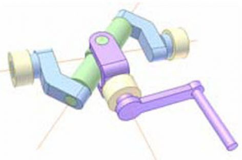 [Mô phỏng cơ cấu cơ khí] Cơ cấu cầu 4 khâu bản lề 6