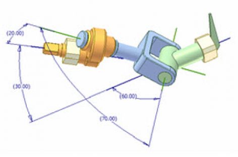 [Mô phỏng cơ cấu cơ khí] Cơ cấu cầu 4R 1